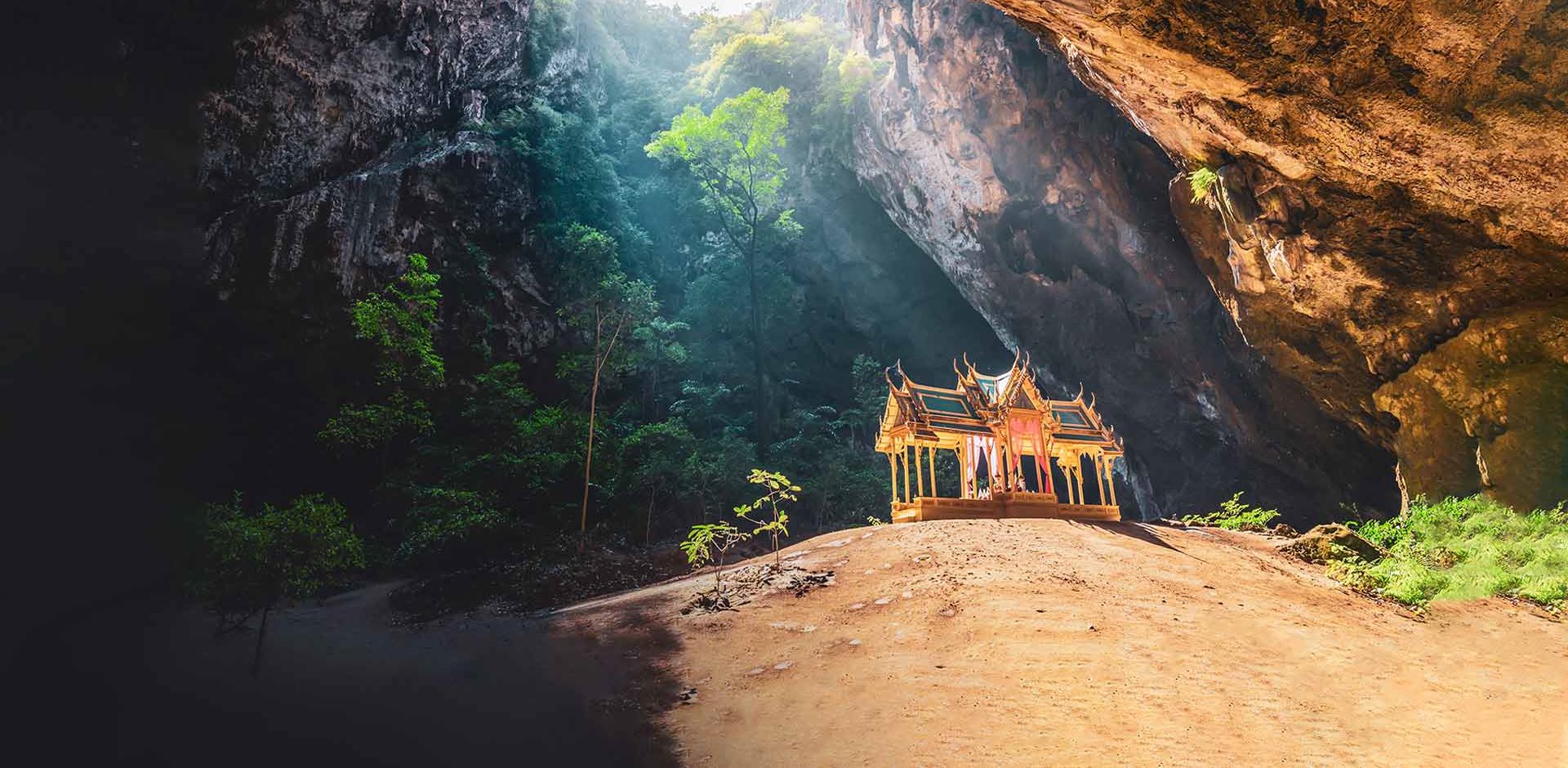 Thailand Hua Hin Phraya Nakhon Grotte Khao Sam Roi Yot Park Tempel