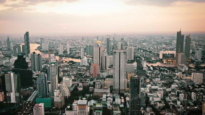 Skyline over Bangkok