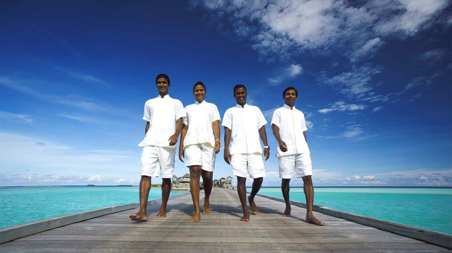 Fridays -butlere på Gili Lankanfushi