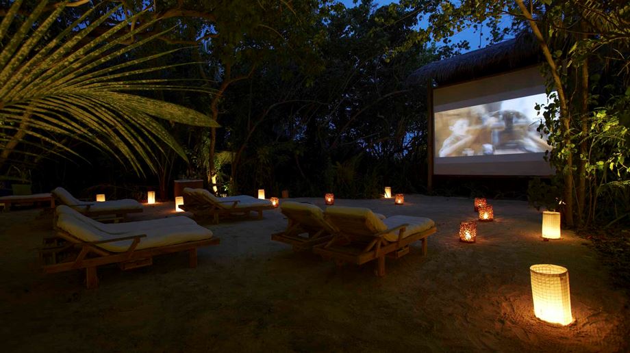 Jungle Cinema på Gili Lankanfushi