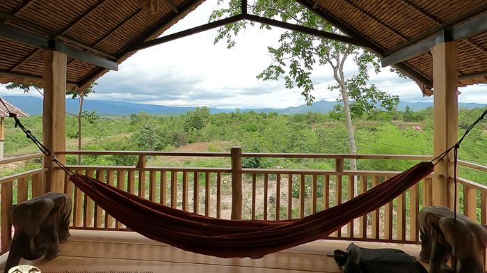 Rejser til Thailand, Chiang Mai, The Bush Camp by Elephant Hills, hængekøje