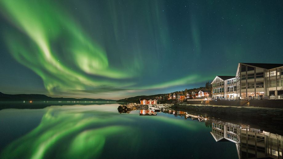 Norge Malangen Resort Northern Light