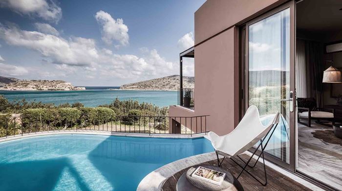 Rejser til Grækenland, Kreta, Domes of Elounda, private pool