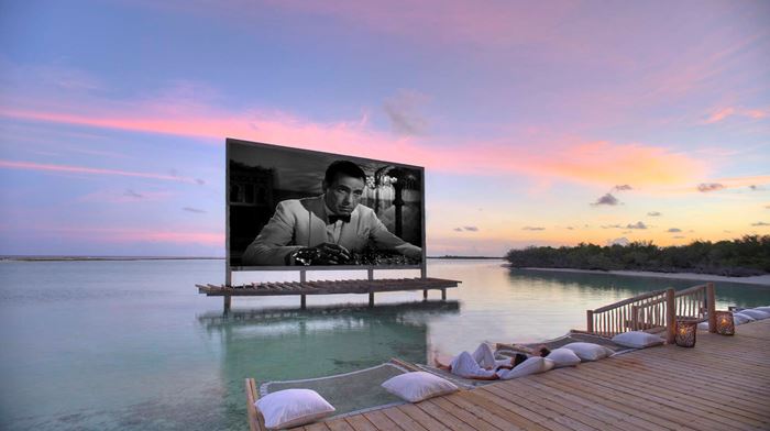 Maldiverne Soneva Jani Cinema Paradiso 