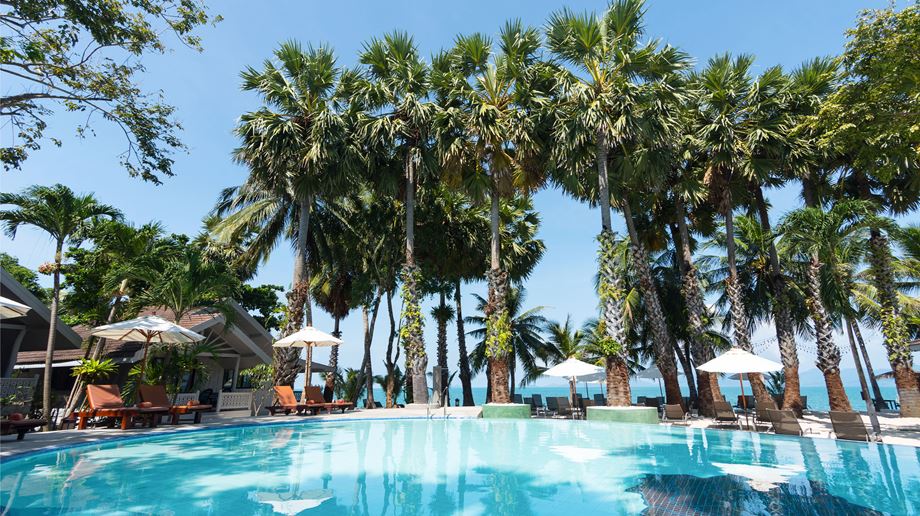Thailand, Koh Samui, Paradise Beach Resort, Pool Område