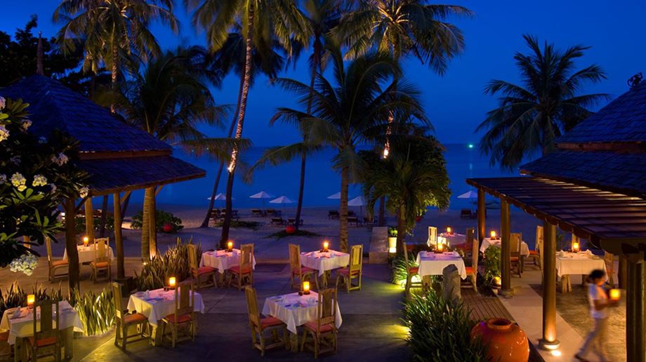 Rejser til Thailand, Koh Samui, New Star Beach Resort, aften