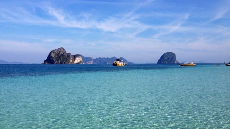 Thailand, Koh Ngai, Thanya Beach Resort, Udsigt Stranden