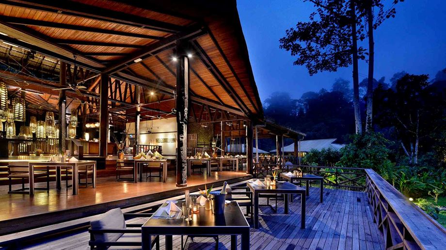 Malaysia, Borneo, Danum Valley Borneo Rainforest Lodge, Restaurant