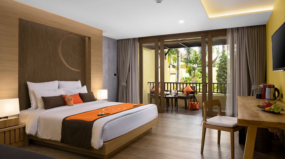 Rejser til Thailand, Koh Samui, New Star Beach Resort, deluxe balcony værelse