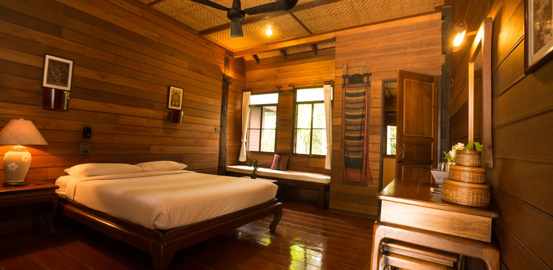Thailand, Chiang Mai, Khum Lanna, Rooms Inside
