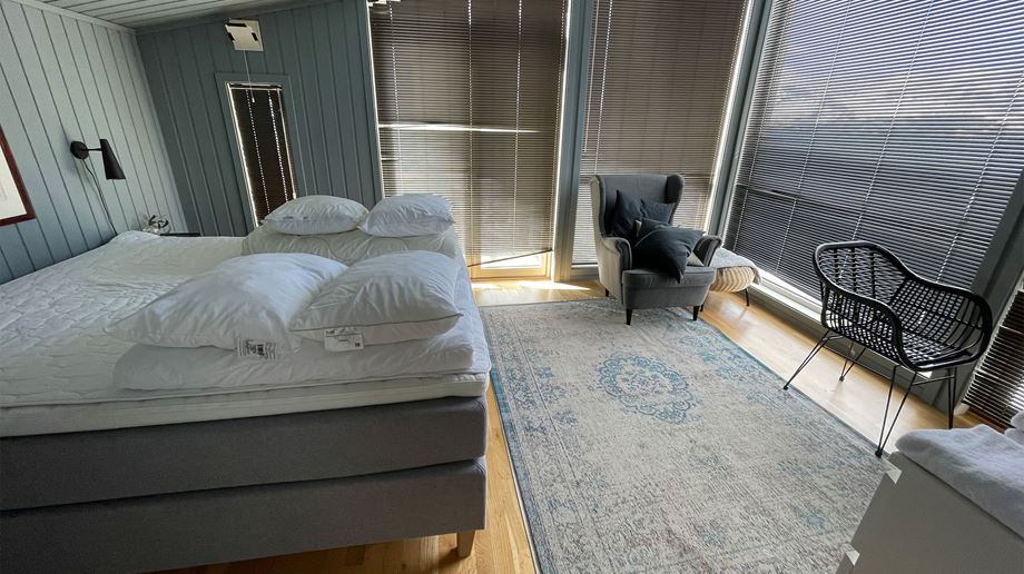 Norge Malangen Resort Waterfront Premium Cabins Example Bedroom