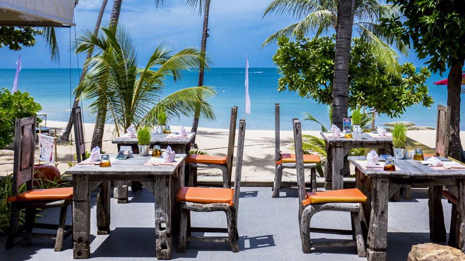Thailand, Koh Samui, New Star Beach Resort, Restaurant Stranden