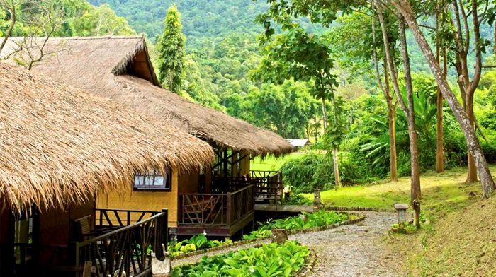 Rejser til Thailand, Chiang Mai, Hmong Hilltribe Lodge, værelser