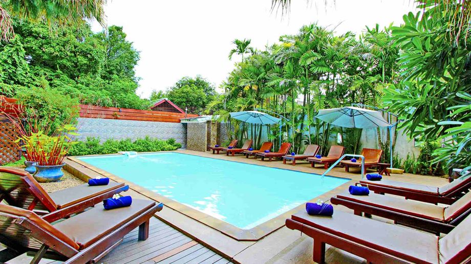 Thailand, Chiang Mai, Shewe Wana Boutique Resort, Pool Area