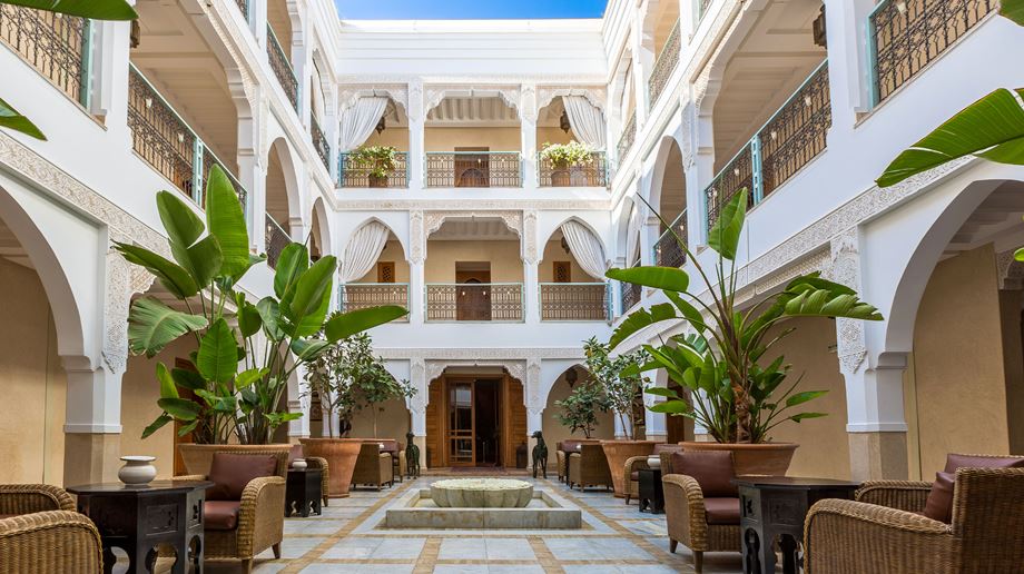 Marokko Agadir Villablanche Lobby