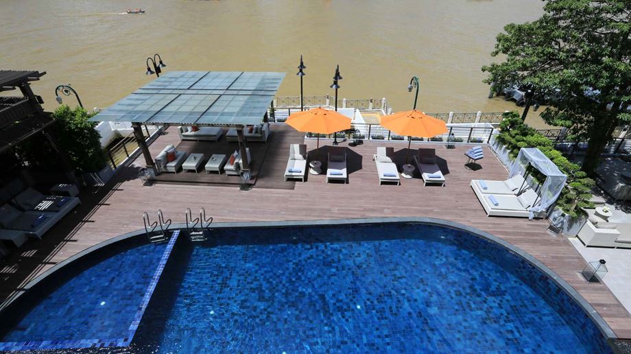 Rejser til Thailand, Bangkok, Riva Surya, pool