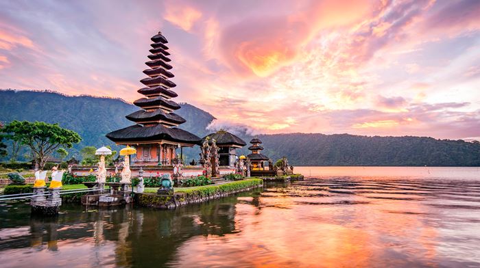 Indonesien Bali Pura Ulun Danu Bratan Tempel