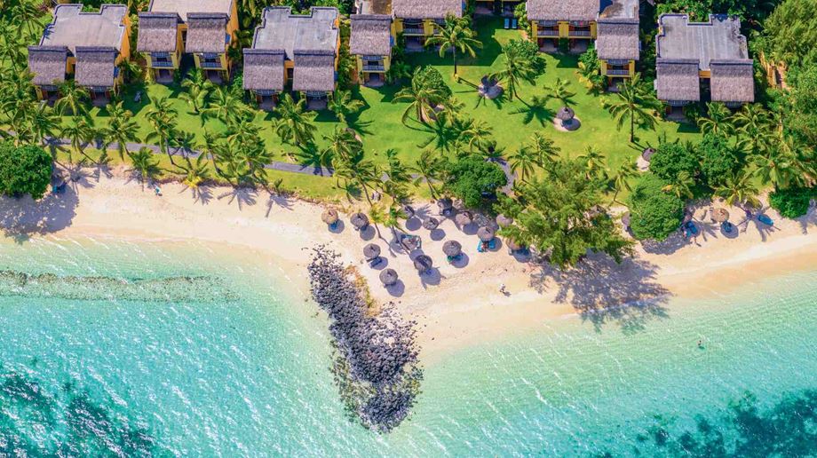 Rejser til Mauritius, Paradis Beachcomber Golf Resort & Spa, Værelserne ligger ofte tæt ved stranden