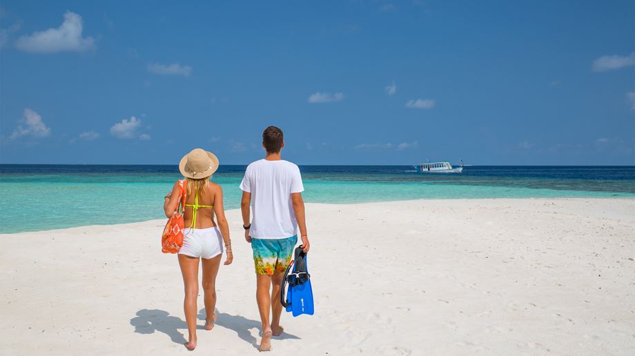 Rejser til Maldiverne, Sandies Bathala Resort, strand