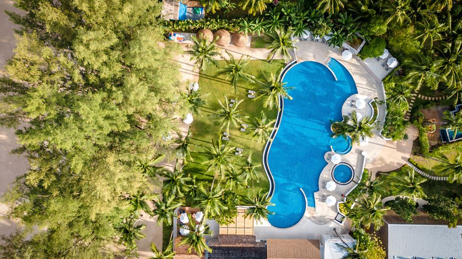 Thailand, Khao Lak, Outrigger Khao Lak Beach Resort, Pool Area