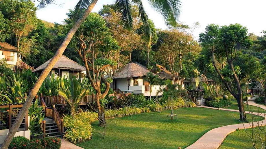 Thailand, Koh Samet, le Vimarn Resort & Spa, Garden Area
