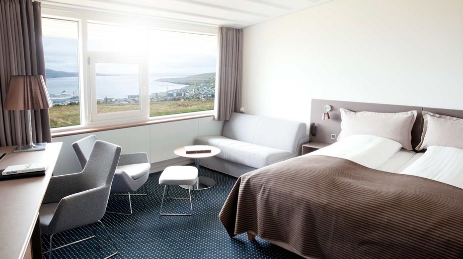 rejser til Færøerne, Torshavn, Hotel Føroyar, familie værelse