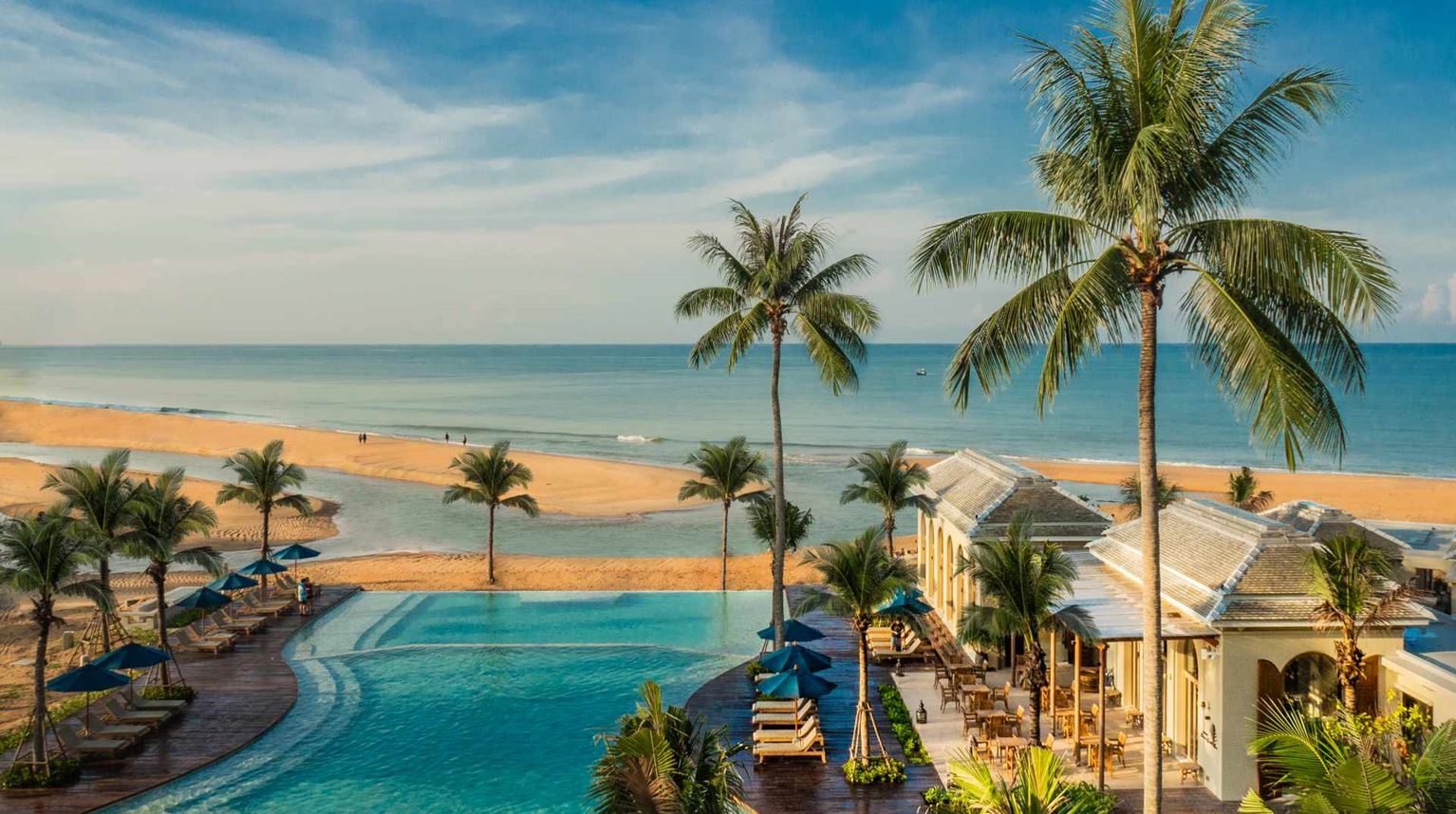 Thailand, Khao Lak, Devasom, Pool View