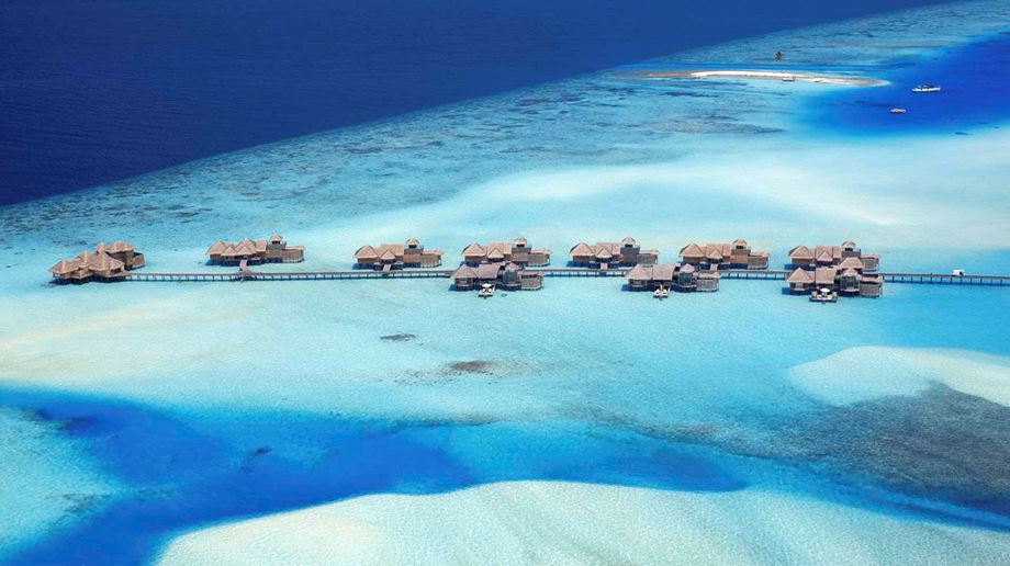Rejser til Maldiverne, Gili Lankanfushi, Villaer i lagunen nær koralrevet