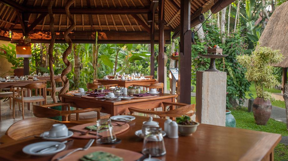 Indonesien Ubud Komaneka at Monkey Forest Garden Terrace Restaurant