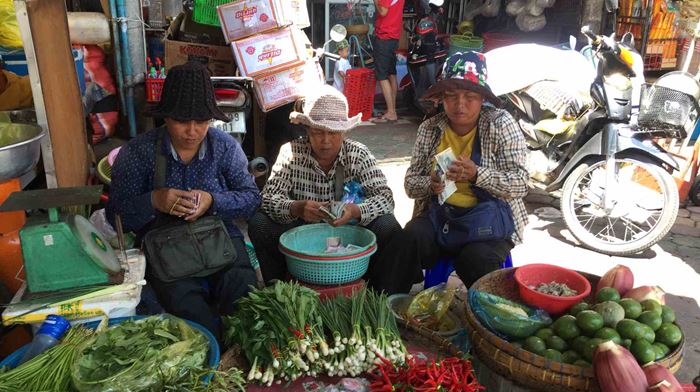 Cambodia, Phnom Penh, Food Marked, Lokale, Krydderi Marked