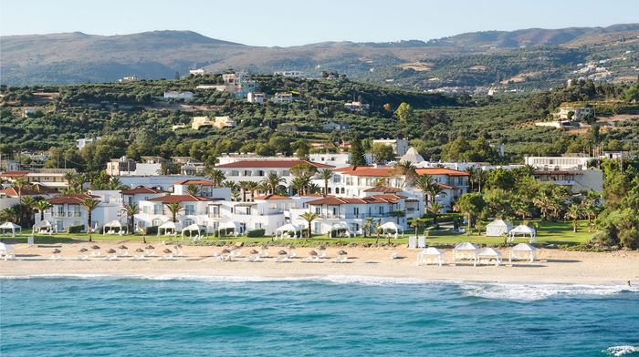 Grækenland Kreta Grecotel Caramel, Hotellet Set Fra Vandet