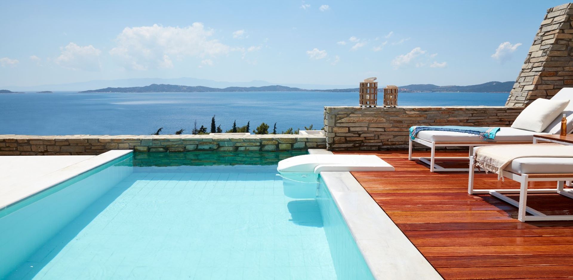 Rejser til Grækenland, Halkidiki, Eagles Villas, pool villa