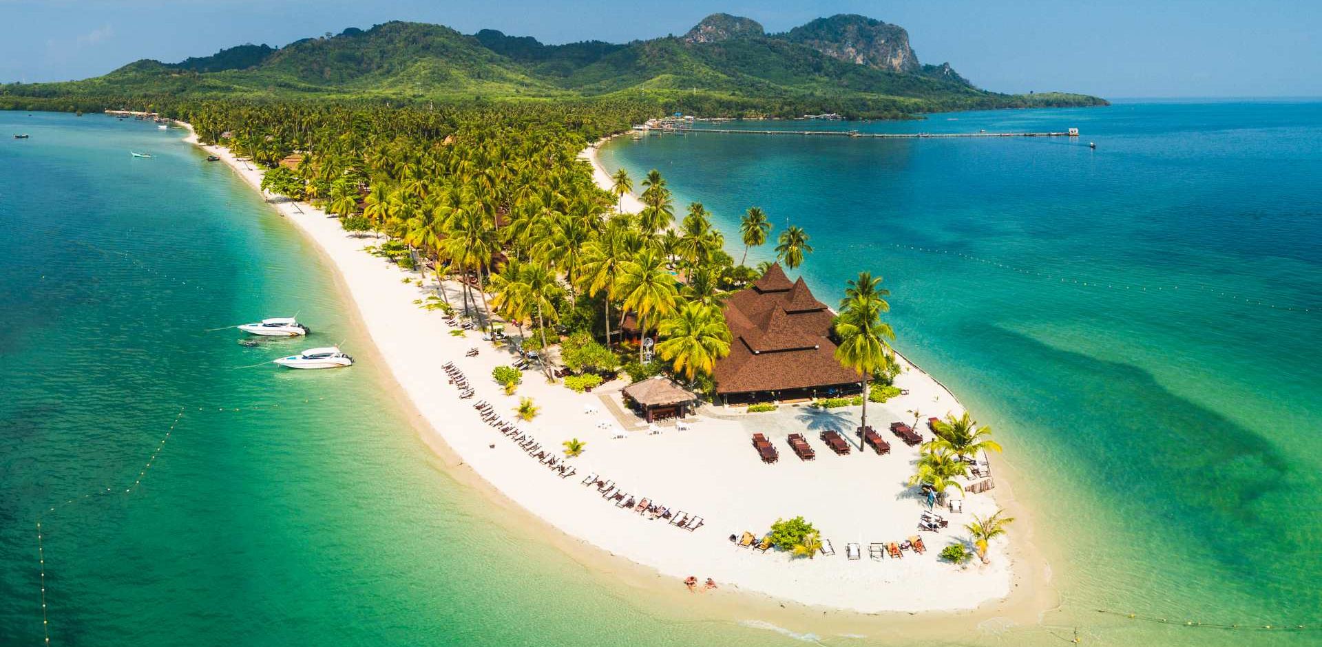 Thailand, Koh Mook, Koh Mook Sivalai Beach Resort, Beach View