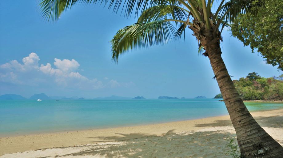 Thailand, Koh Yao Noi, Paradise Koh Yao Resort, Stranden Udsigt