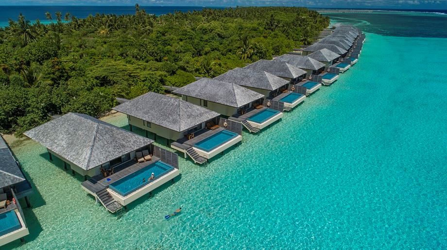 Lagoon pool villaer på The Residence Maldives at Dhigurah