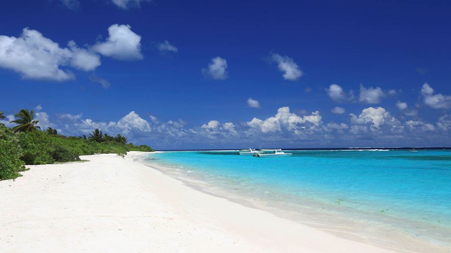 Rejser til Maldiverne, Six Senses Laamu, Strand 