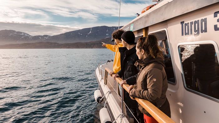 Grønland Sisimut, Bådtur, Udflugt, Assaqutaq, Natur
