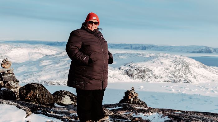 Grønland Ilulissat, Sermermiut, Diskobugten, Vinter, Natur, Merete