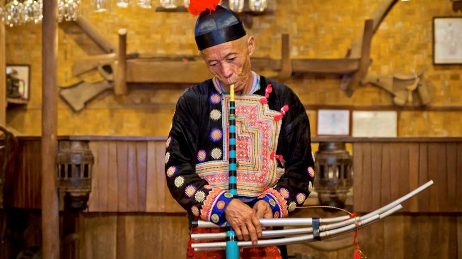 Thailand, Chiang Mai, Hmong Hilltribe Lodge, Music 