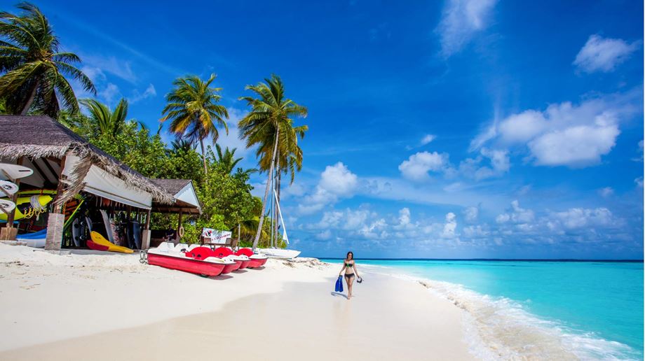 Rejser til Maldiverne, Centara Grand Island Resort & Spa, Vandsportscenter 