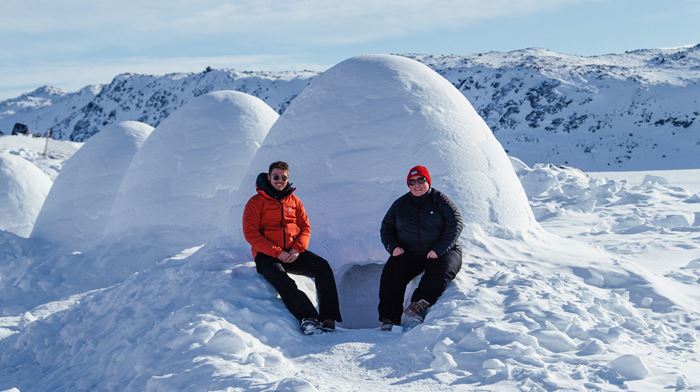 Grønland Ilulissat Iglo Lodge, Diskobugten, Vinteroplevelser, Snelandskab, Natur