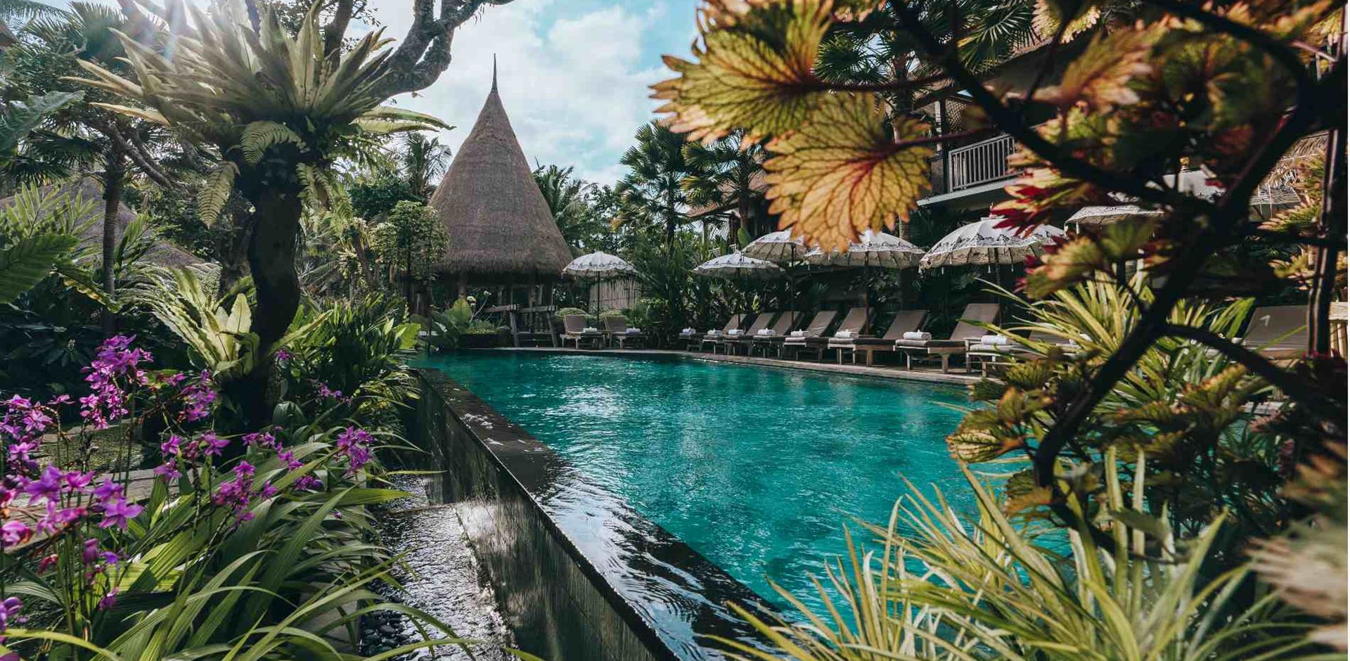 Indonesien, Bali, Ubud, The Alena Resort, Pool Area