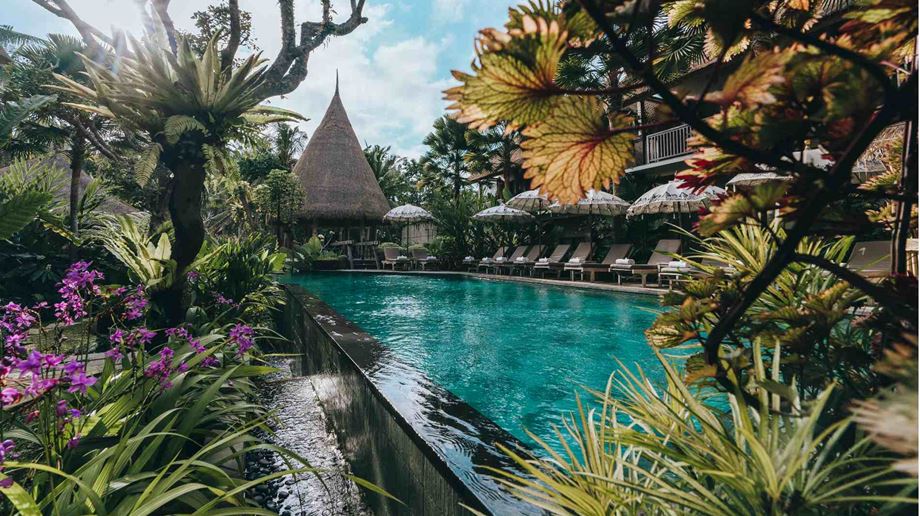 Indonesien, Bali, Ubud, The Alena Resort, Pool Area