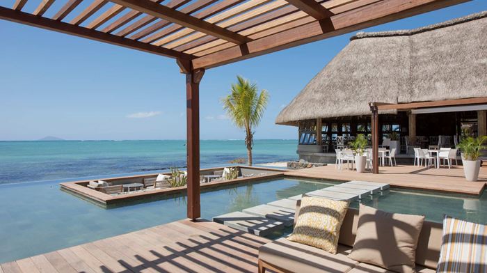 Rejser til Mauritius, Veranda Paul et Virginie Hotel and Spa, udsigt til havet