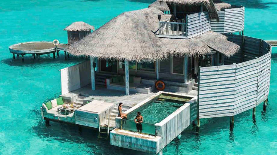 Rejser til Maldiverne, Six Senses Laamu, Water pool villa