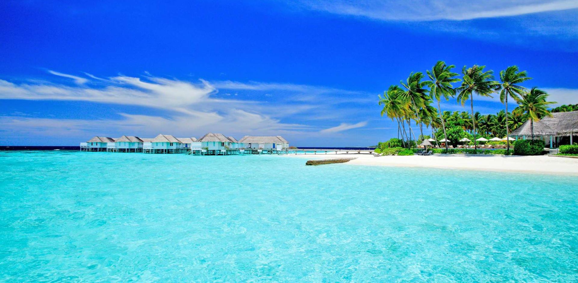 Rejser til Maldiverne, Centara Grand Island Resort & Spa, The Club og deluxe overwater villaer