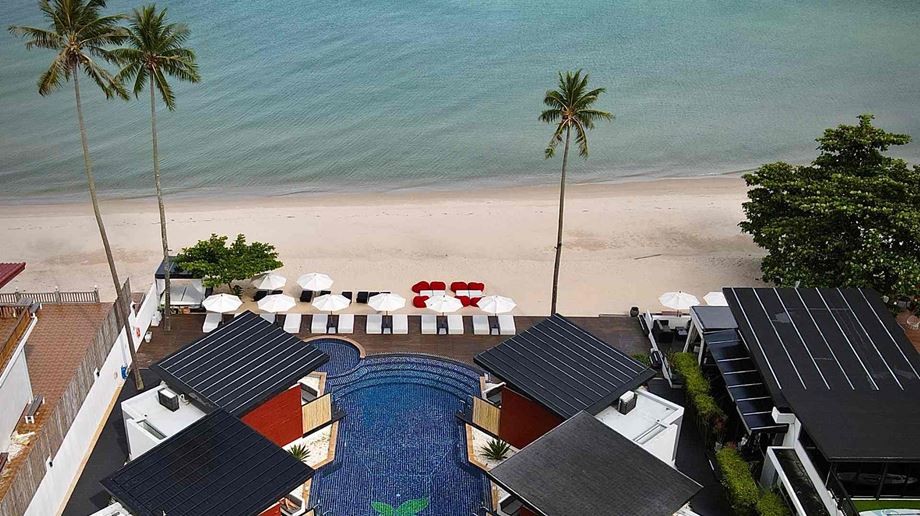 Thailand, Khanom, Aava Resort & Spa, Pool Beach