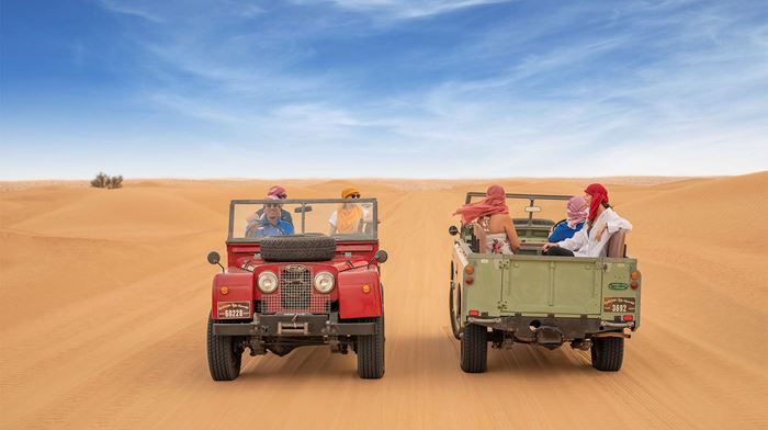 Dubai Ørken Safari i Land Rover