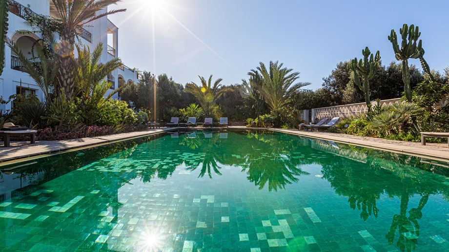 Marokko Agadir Villablanche Pool Sunlight