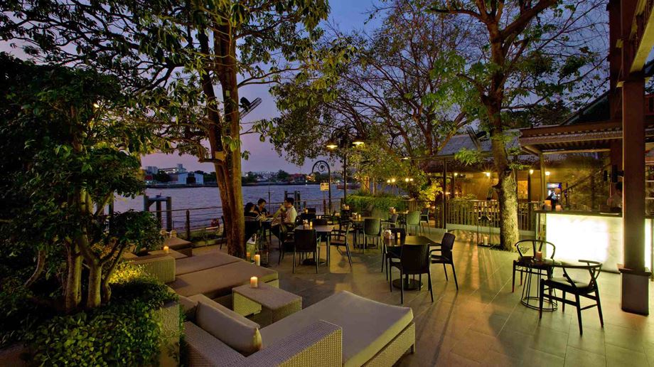 Thailand, Bangkok, Riva Surya, Cafe